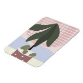 Avocado Boom Blush Muted Geometric Pink Magneet (Linkerzijde)