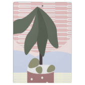 Avocado Boom Rode Geometrisch    Klembord (Achterkant)