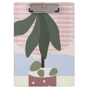 Avocado Boom Rode Geometrisch Klembord