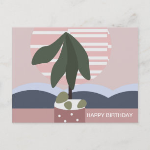 Avocado Boomgaard Bloos Verjaardag Briefkaart