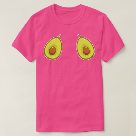Avocado Breasts Funny Vegan Guacamole Women T-shirt (Design voorkant)