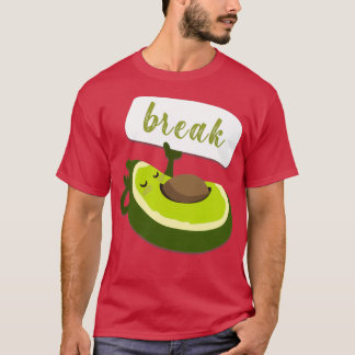 avocado breekt raar t-shirt