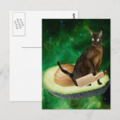 avocado briefkaart (Voorkant / Achterkant)