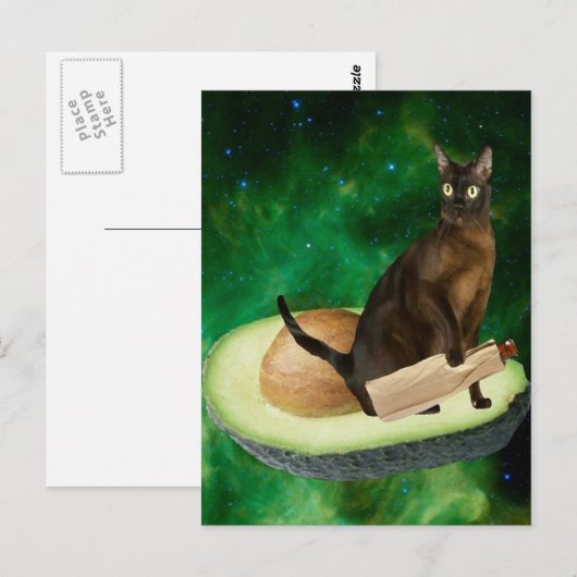 avocado briefkaart (Voorkant / Achterkant)