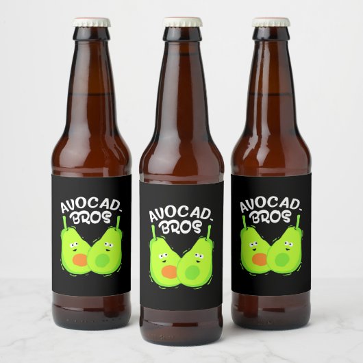Avocado Brother Bier Etiket (Flessen)