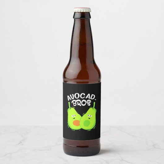 Avocado Brother Bier Etiket (Voorkant)
