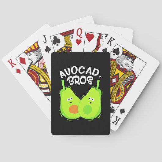 Avocado Brother Pokerkaarten (Achterkant)