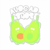 Avocado Brother Sticker (Voorkant)