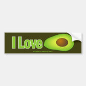 Avocado Bumpersticker (Voorkant)