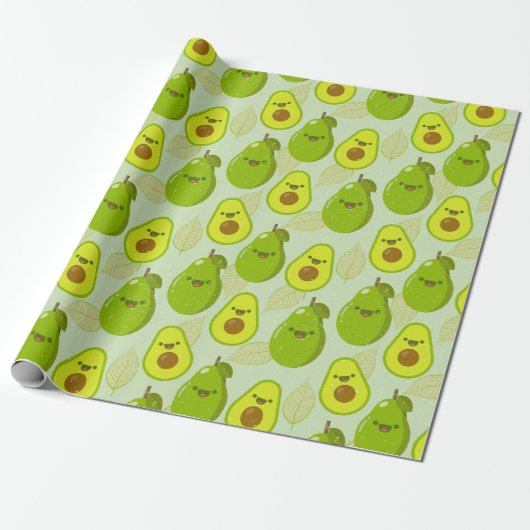 Avocado Cadeaupapier (Uitgerold)