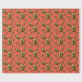 avocado cadeaupapier (Vlak)