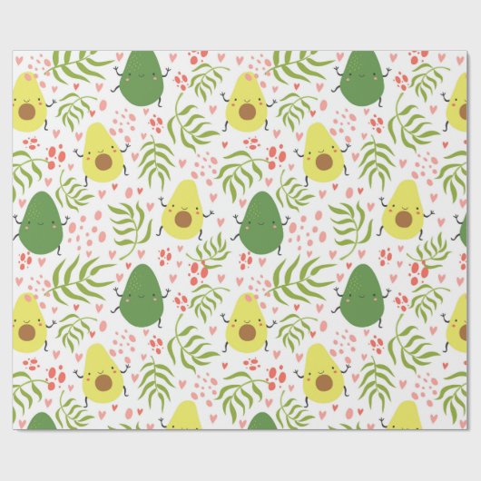 Avocado Cadeaupapier (Vlak)
