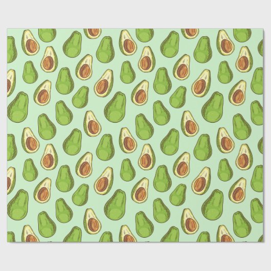 Avocado Cadeaupapier (Vlak)