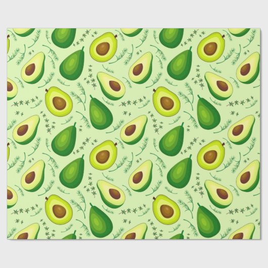 Avocado Cadeaupapier (Vlak)