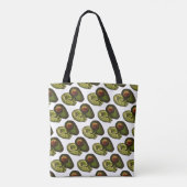 Avocado-Canvas tassen (Achterkant)