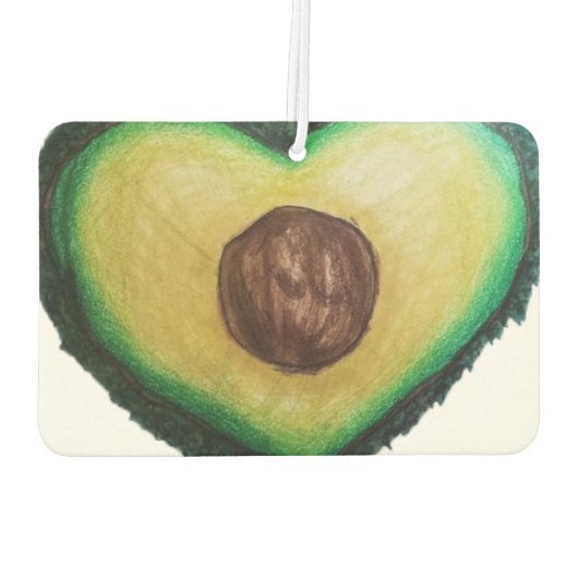 Avocado Car Freshener Luchtverfrisser (Achterkant)