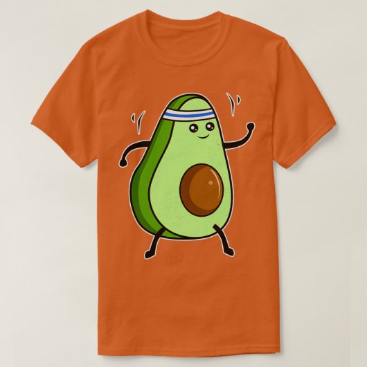 Avocado Cardio Avocado Lover T-shirt (Design voorkant)