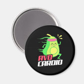Avocado Cardio Exercise Magneet (Voorkant / Achterkant)