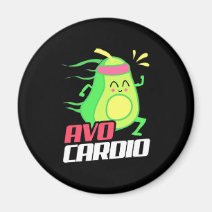 Avocado Cardio Exercise Magneet