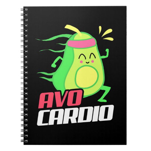 Avocado Cardio Exercise Notitieboek (Voorkant)