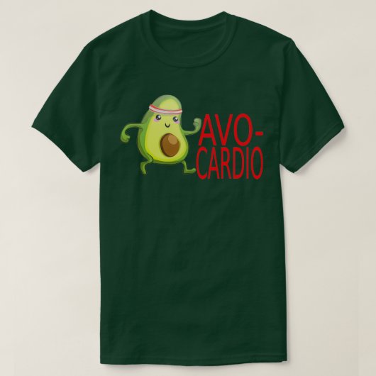 Avocado Cardio T-shirt (Design voorkant)