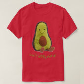 Avocado Cartoon T-shirt (Design voorkant)