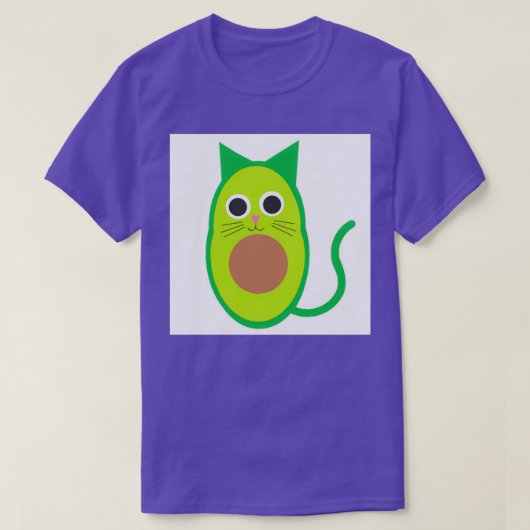 avocado cat 14 t-shirt (Design voorkant)