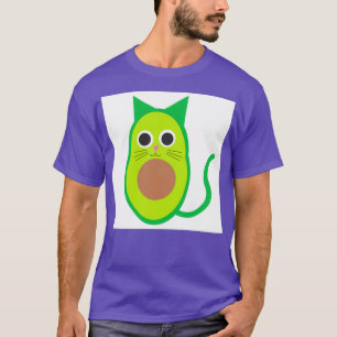 avocado cat 14 t-shirt