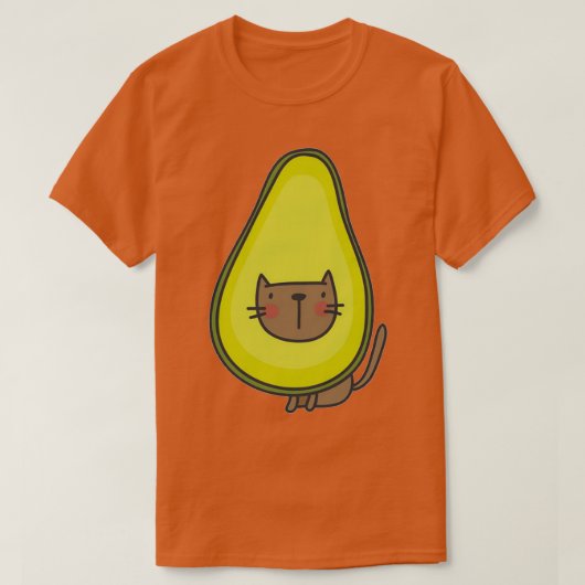 avocado cat 1 t-shirt (Design voorkant)