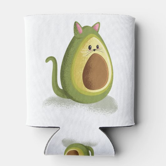 Avocado Cat Blikjeskoeler (Achterkant)