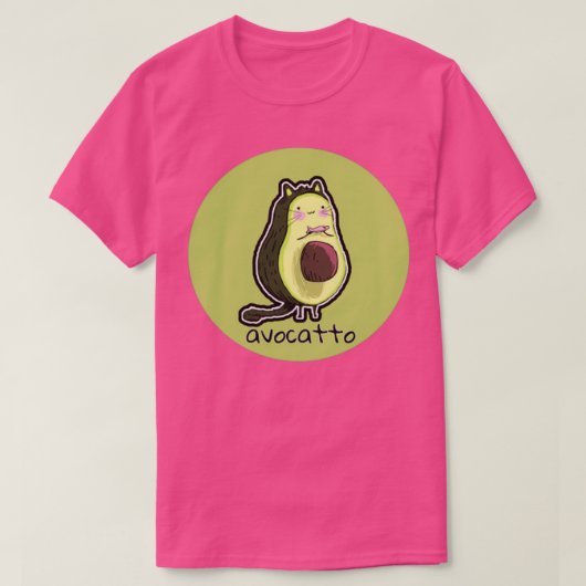 Avocado cat Classic TShirt (Design voorkant)
