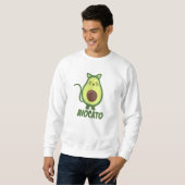 Avocado Cat Funny Food Kitten Avocato Trui (Voorkant volledig)