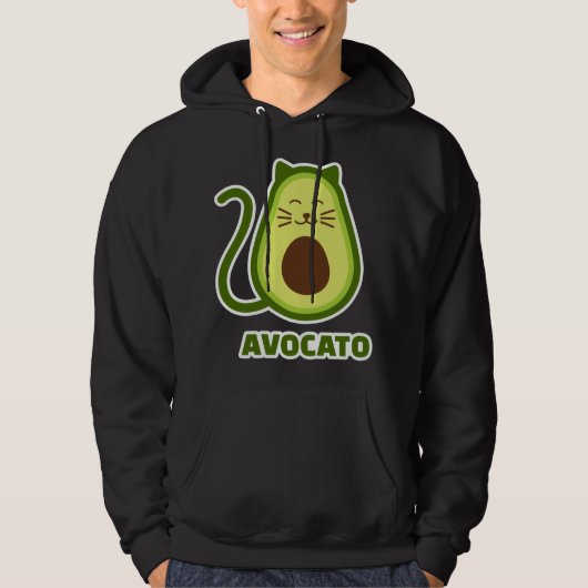 Avocado cat hoodie (Voorkant)