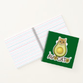 avocado cat kat notitieboek (Binnen)
