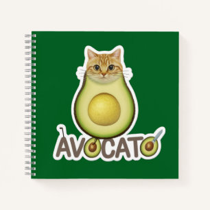 avocado cat kat notitieboek