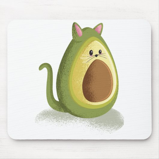 Avocado Cat Muismat (Voorkant)