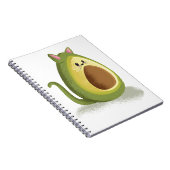 Avocado Cat Notitieboek (Rechterzijde)