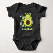 Avocado cat romper (Voorkant)
