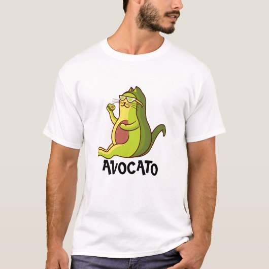 Avocado Cat T-shirt (Voorkant)