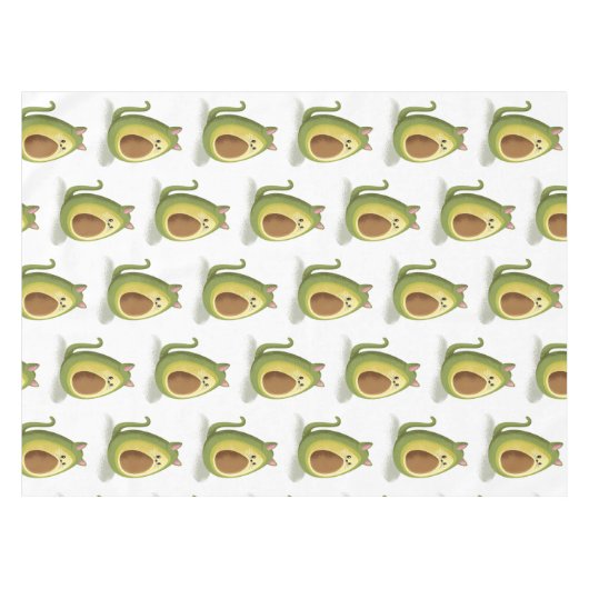 Avocado Cat Tafelkleed (Voorkant (Horizontaal))
