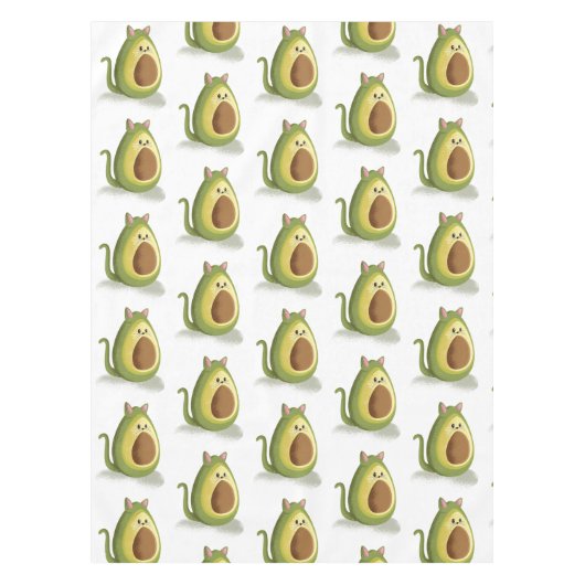 Avocado Cat Tafelkleed (Voorkant)