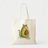 Avocado Cat Tote Bag (Voorkant)