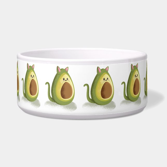 Avocado Cat Voerbakje (Voorkant)