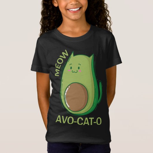 Avocado Cats Avo - Kat - O T-shirt (Voorkant)