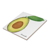 Avocado Ceramic Tile Tegeltje (Zijkant)