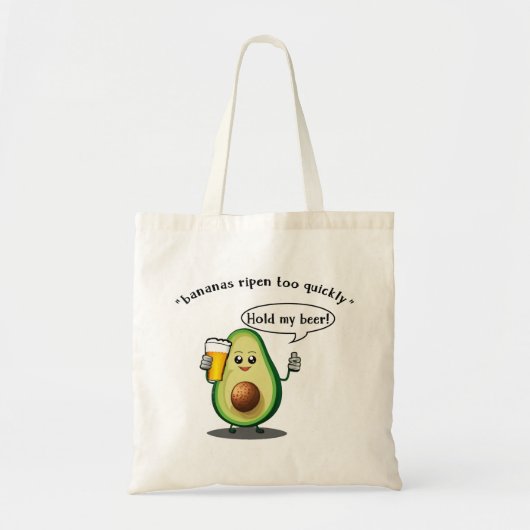 Avocado Challenge Tote Bag (Voorkant)