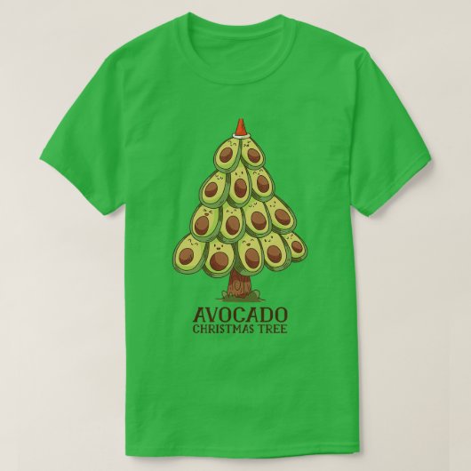 AVOCADO CHRISTMAS TREE Classic TShirt (Design voorkant)