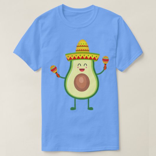 Avocado Cinco de Mayo Avogato Sombrero Funny T-shirt (Design voorkant)