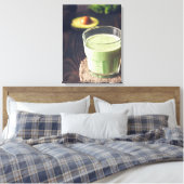 Avocado Coconut Smoothie | Lover Gift Canvas Afdruk (Insitu (Slaapkamer))