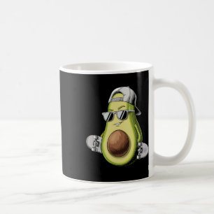 Avocado Cool Skateboarden Avocado Met Pet Koffiemok